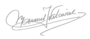 Signature of Manuel Valcárcel